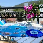 Merve Apartments, Your Home From Home In Central Bodrum, Street Cats Frequent The Property, Not All Apartments Have Balconies , Ground Floor Have Terrace With Table And Chairs
