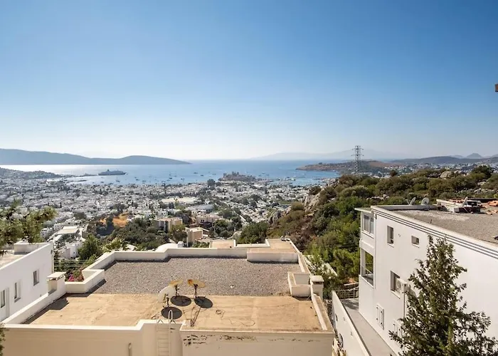 Bodrum Burcu Residence, Magnificent Sea View, Cozy, Free Otopark, Free Wifi
