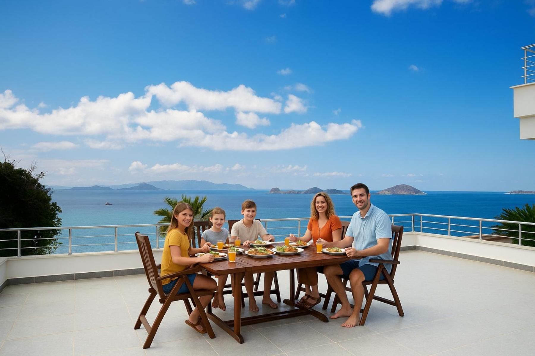 Bd4123 Five Bedroomed With Pool And Sea View Villa Bodrum