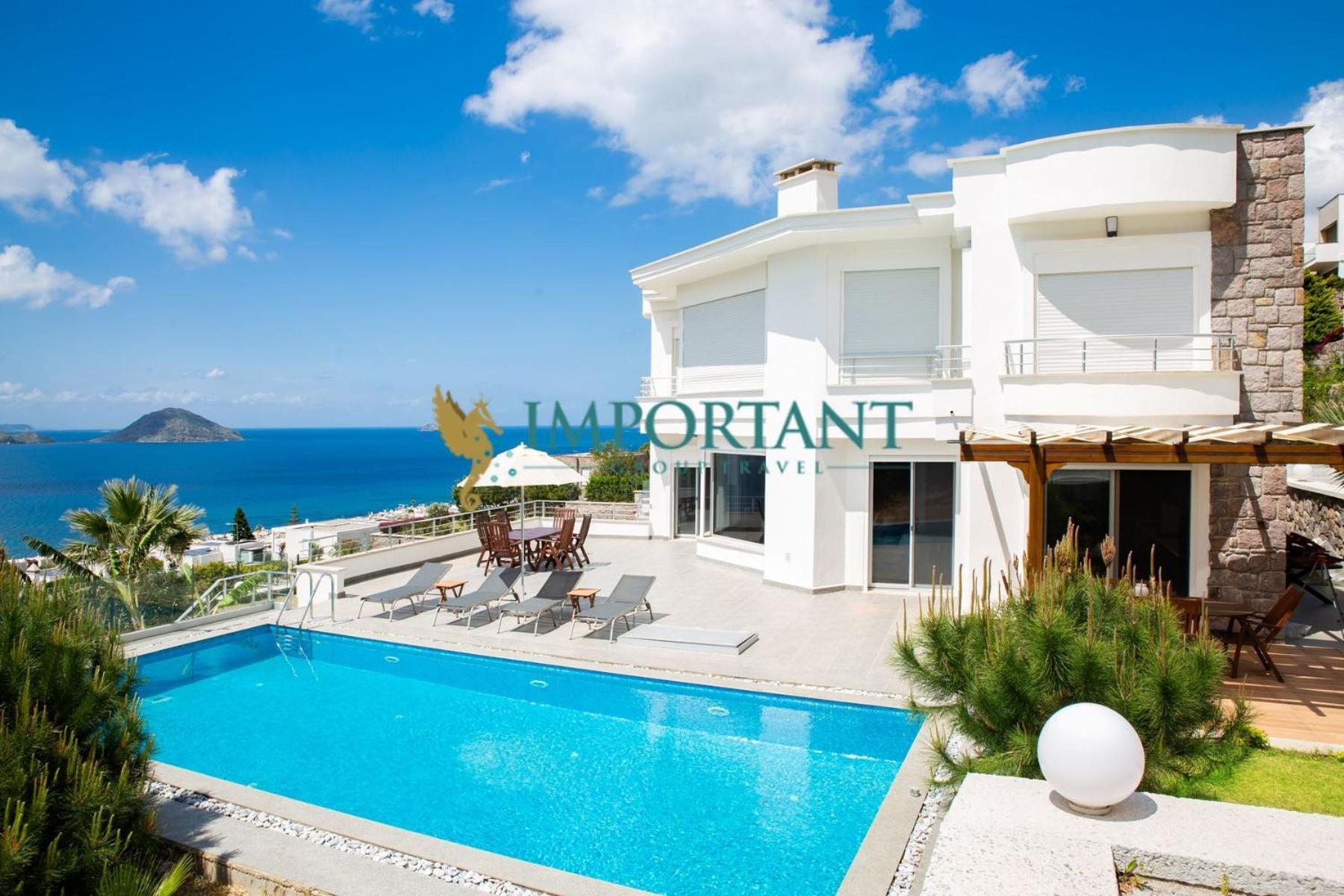 Bd4123 Five Bedroomed With Pool And Sea View Villa *