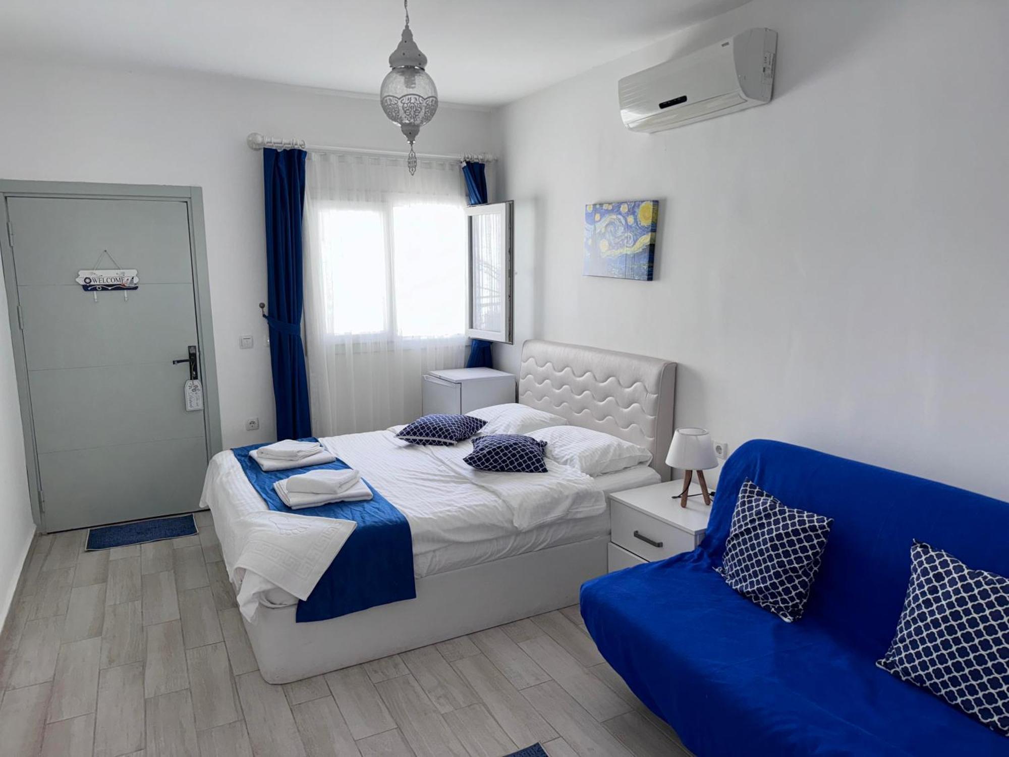 White And Blue