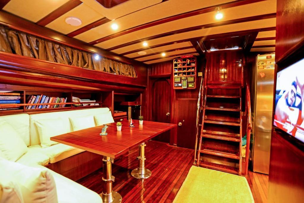 Luxury Boat In Marina Botel