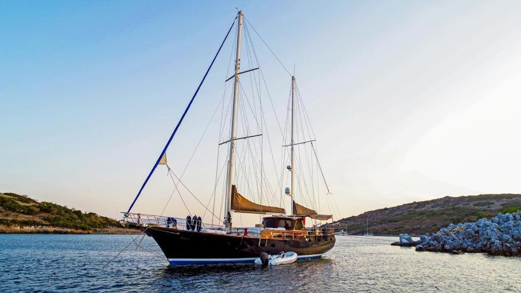 Luxury Boat In Marina *