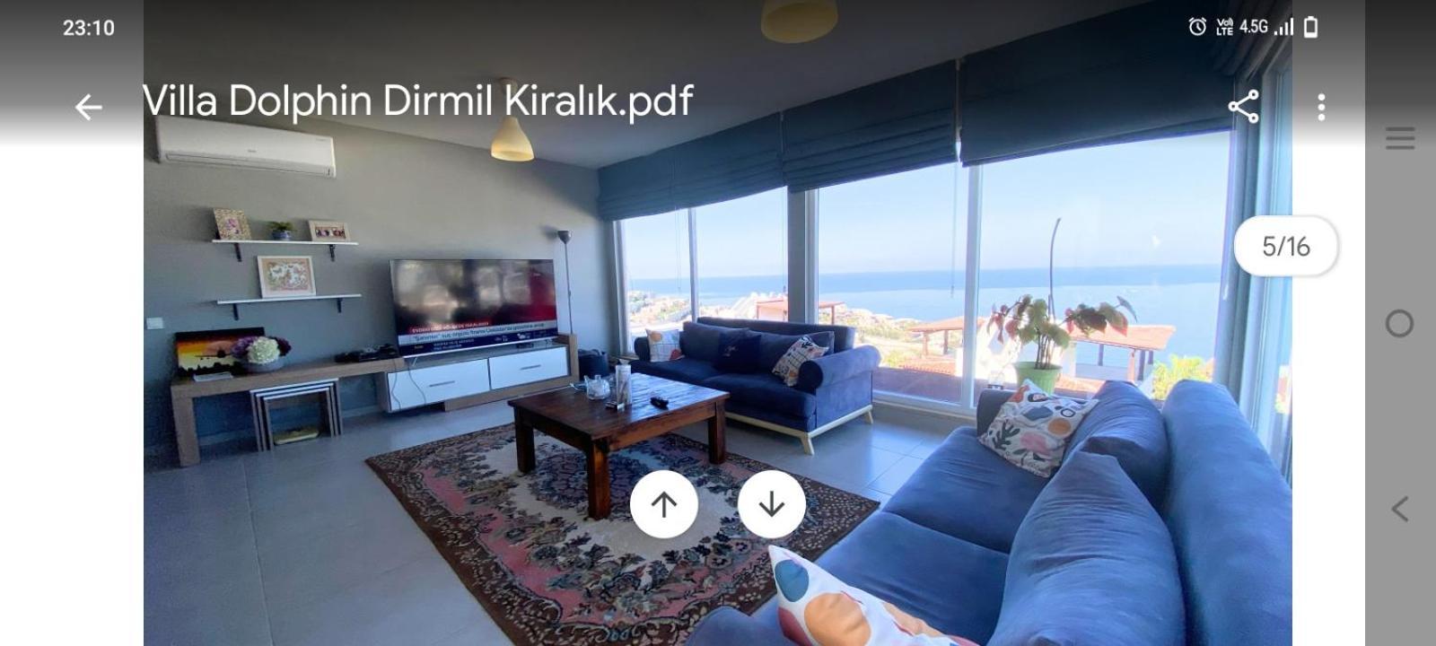 Yalikavakta Muhtesem Deniz Manzarali Bahceli Apartment
