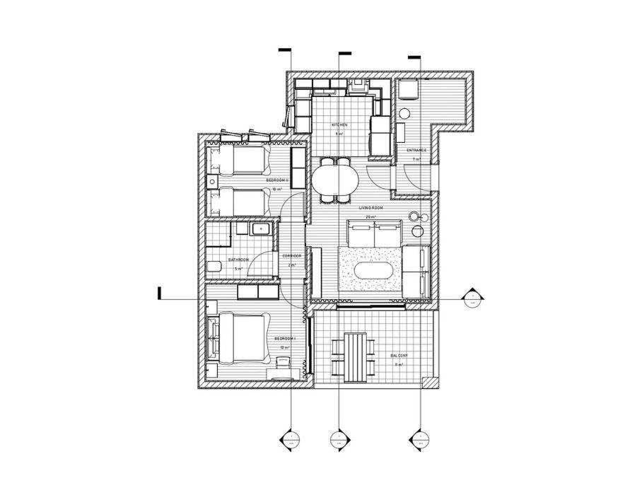 Brand New 2 Bedroom Modern Flat In Center Apartment