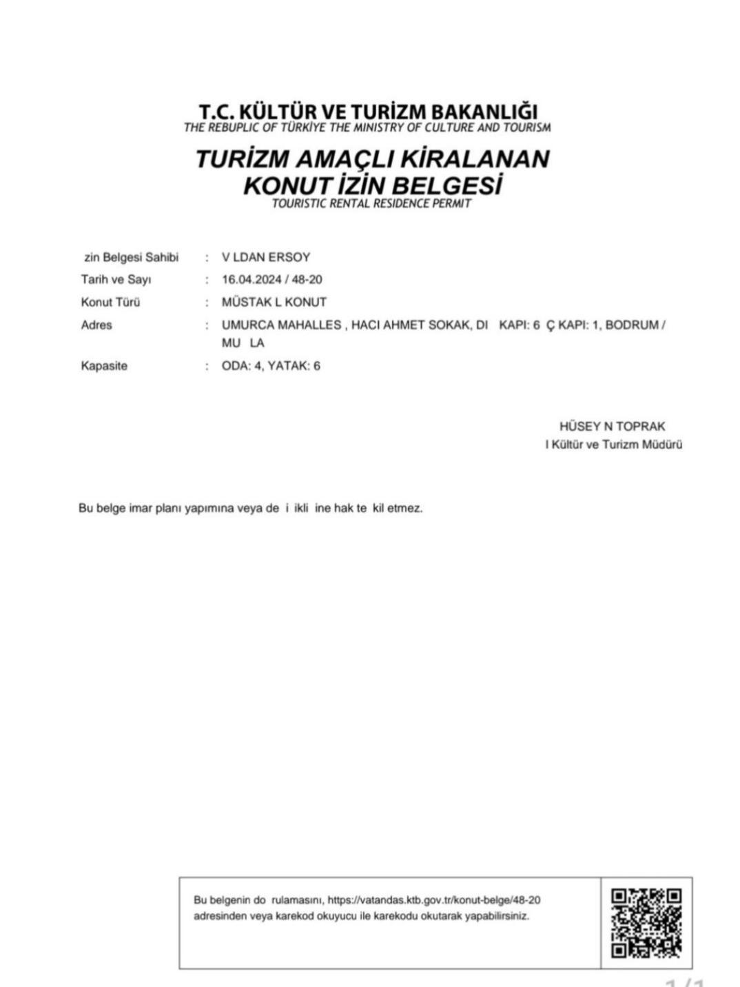 Merkezde Muestakil Havuzlu * Bodrum