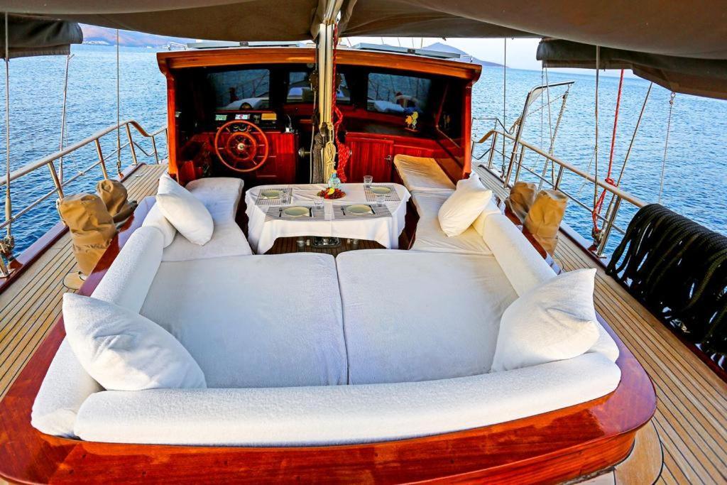 Botel Luxury Boat In Marina *