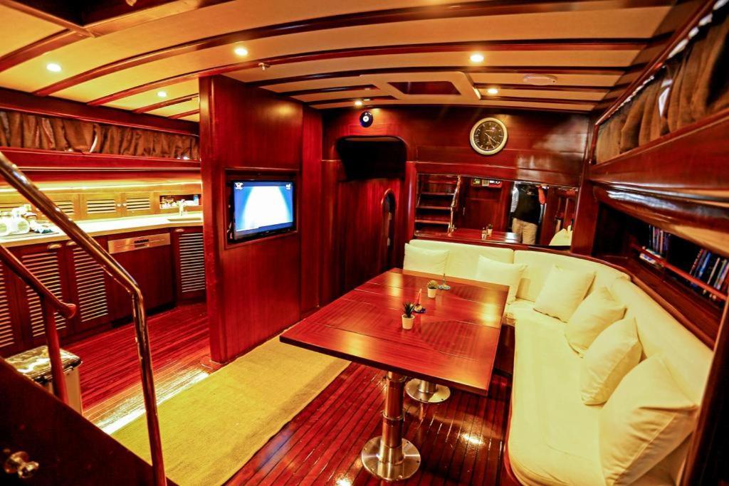 Luxury Boat In Marina