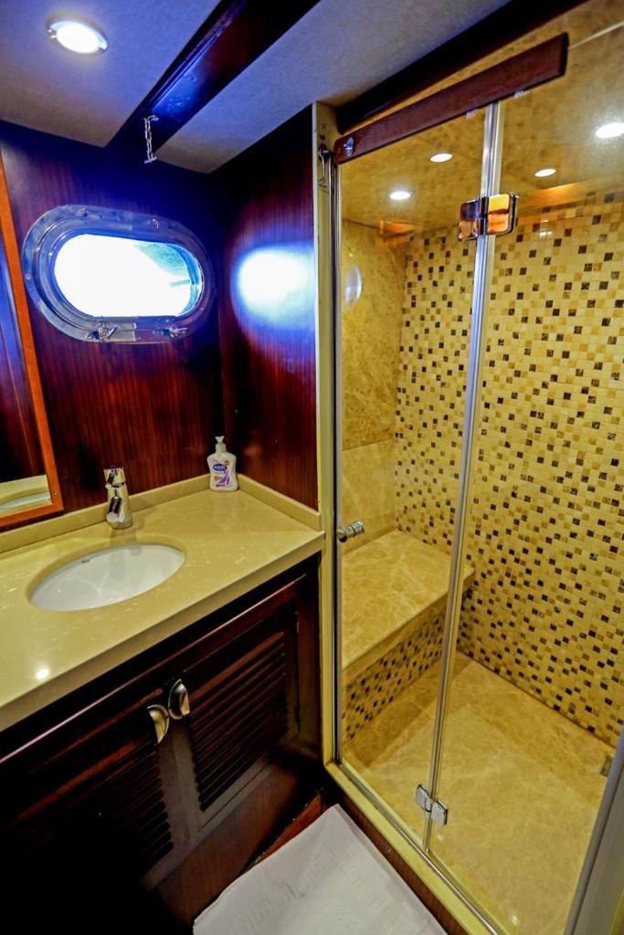 Botel Luxury Boat In Marina