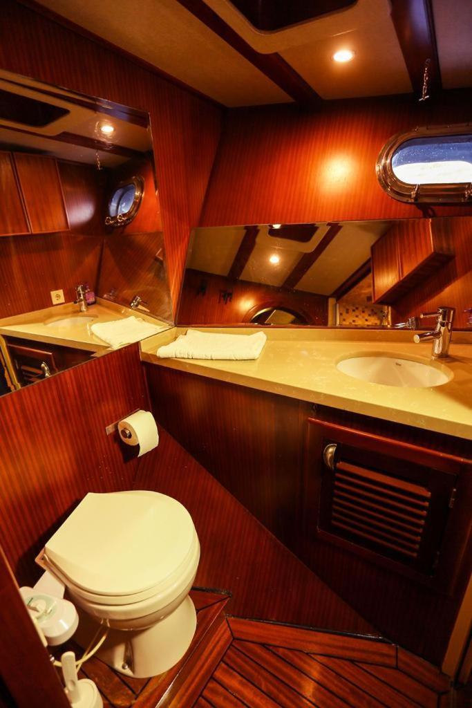 Luxury Boat In Marina Botel
